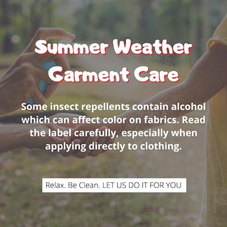 Garment Care for your Summer Weather Clothes