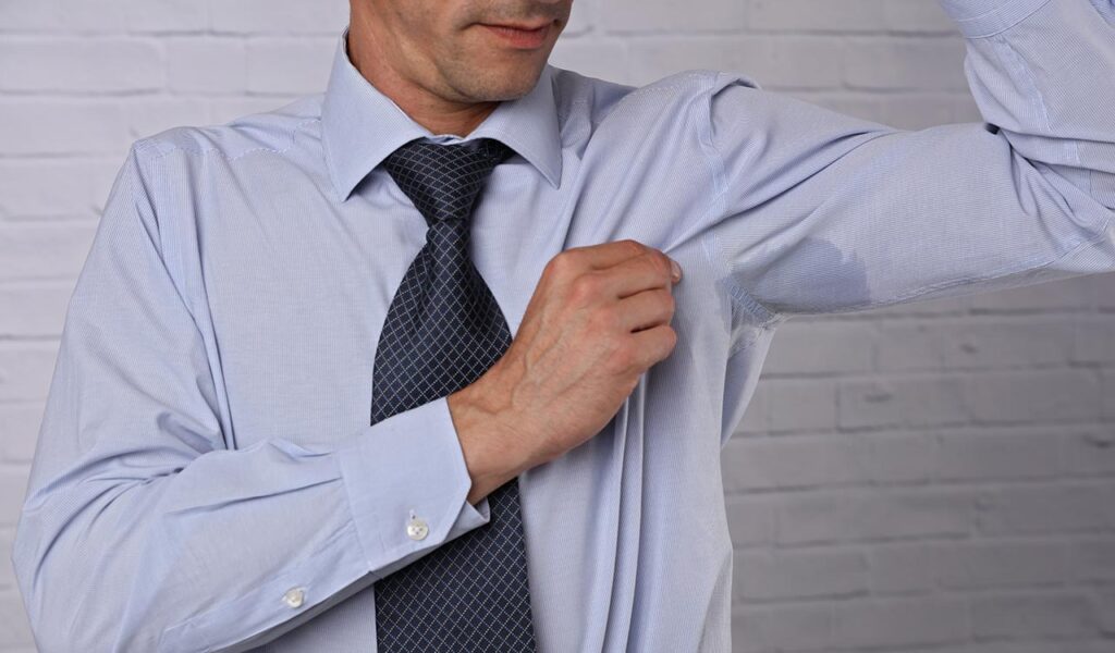 Removing Perspiration Stains from Clothing